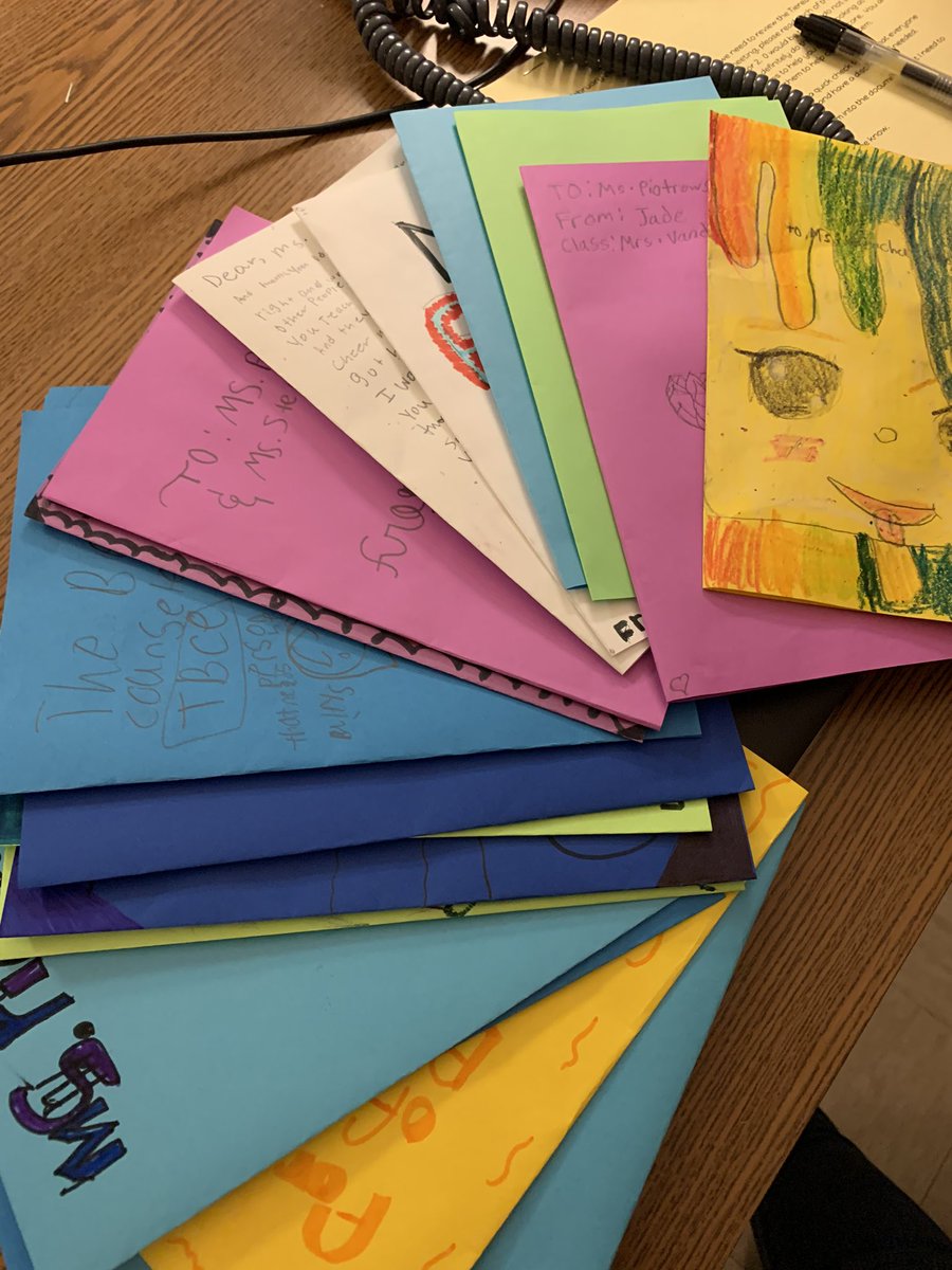 ATPiotrowski's tweet image. Feeling all the love from my students and colleagues this week! This job may not always be easy, but it is ALWAYS worth it!💕 #NSCW2020