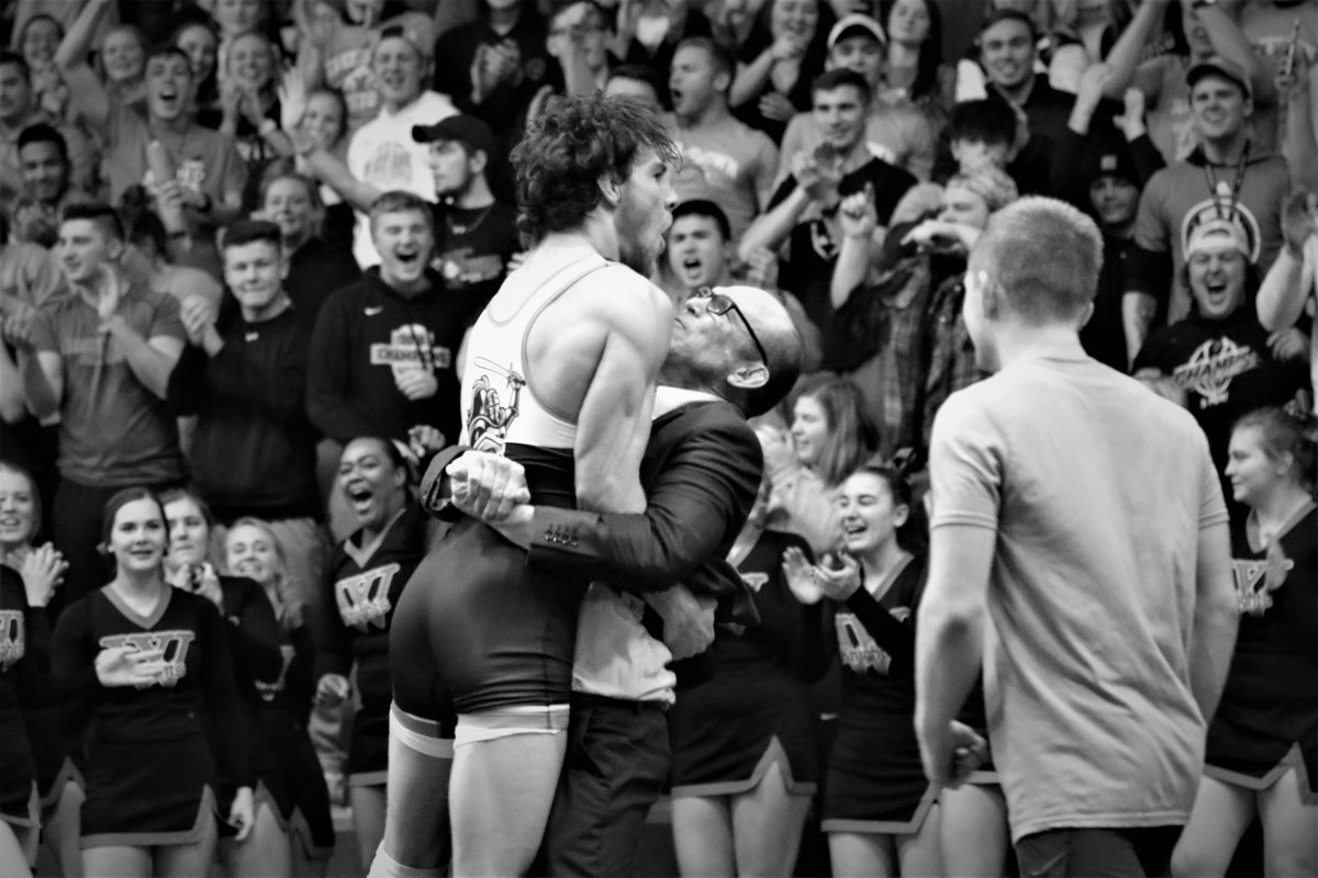 Wartburg Coach Eric Keller during Thursday night's 19-14 victory over Augsburg in the annual "Battle of the Burgs."