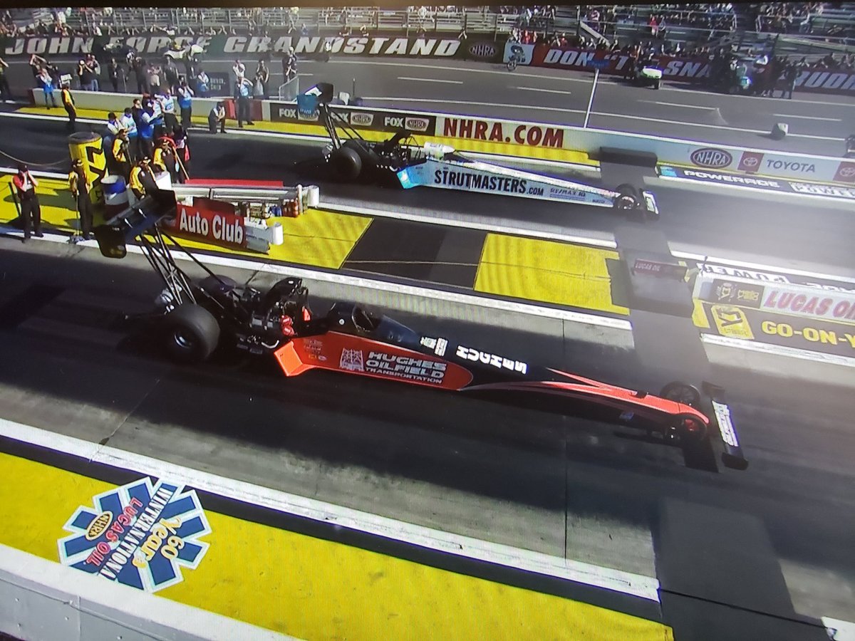 TeamBVR's tweet image. We are in Pomona for the #WinterNats &amp;amp; @shawnreed_tf drives the #TeamBVR dragster to a 3.771 at 328.38 mph in Q1. Did we mention we did not test &amp;amp; that is straight off trailer? #NHRA @BobVandergriff 📸 #NHRATV