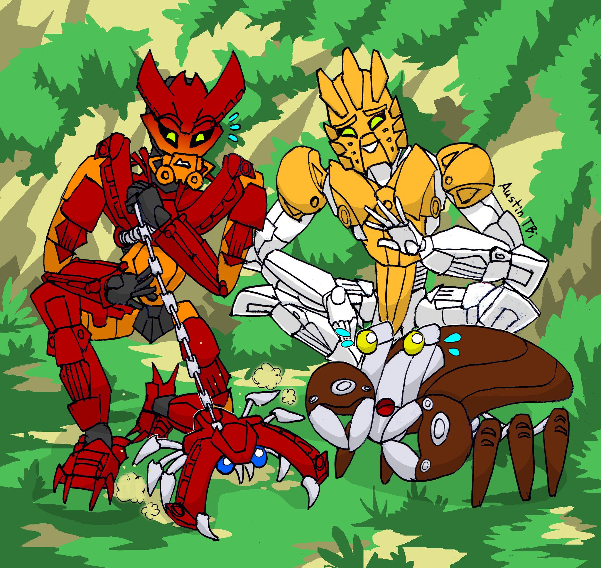 “Pet lovers #bionicle #fanart” .