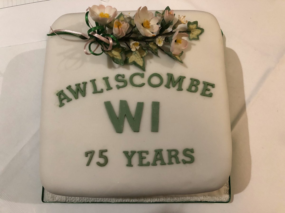 devon_wi's tweet photo. Congratulations #Awliscombe #WI on your 75th #Birthday 🥳@WomensInstitute @WILifemagazine @HonitonNubNews #Fun #Friendship & #lifelonglearning https://t.co/ENlsjADg0N