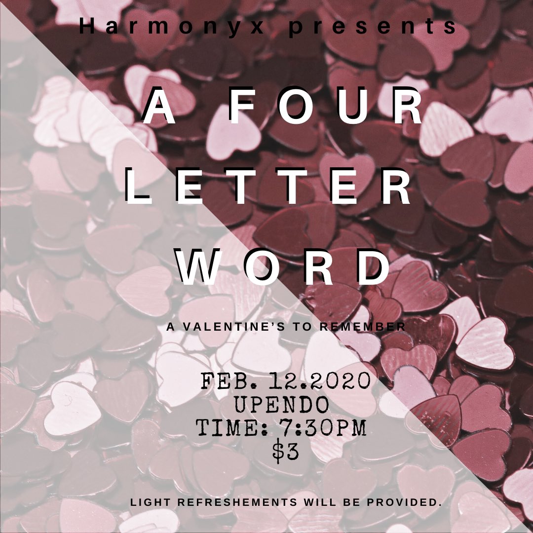 HarmonyxUNC's tweet photo. Come on out Feb. 12 and let HMX serenade you this Valentine’s Day 🎶💕 Fill out the form below to order your tickets. https://t.co/5RZoBbENLJ
See ya there 😊 https://t.co/M2qYN7i6UV
