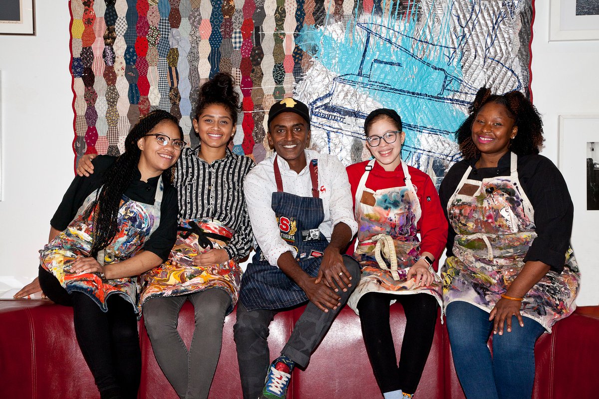 Flashing back to the photoshoot for Toques in Black: A Celebration of Black Chefs. I wrote the foreword for this cookbook and it features stories, experiences and recipes from some of the most talented chefs in the country. Sales help fund <a href="/chefsconnection/">The Chef's Connection</a> Line Cook Program (1/2)