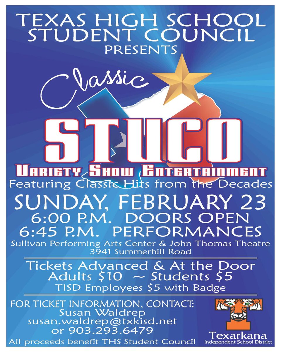 Texarkana ISD on Twitter "GET YOUR TICKET TODAY for TEXAS HIGH SCHOOL