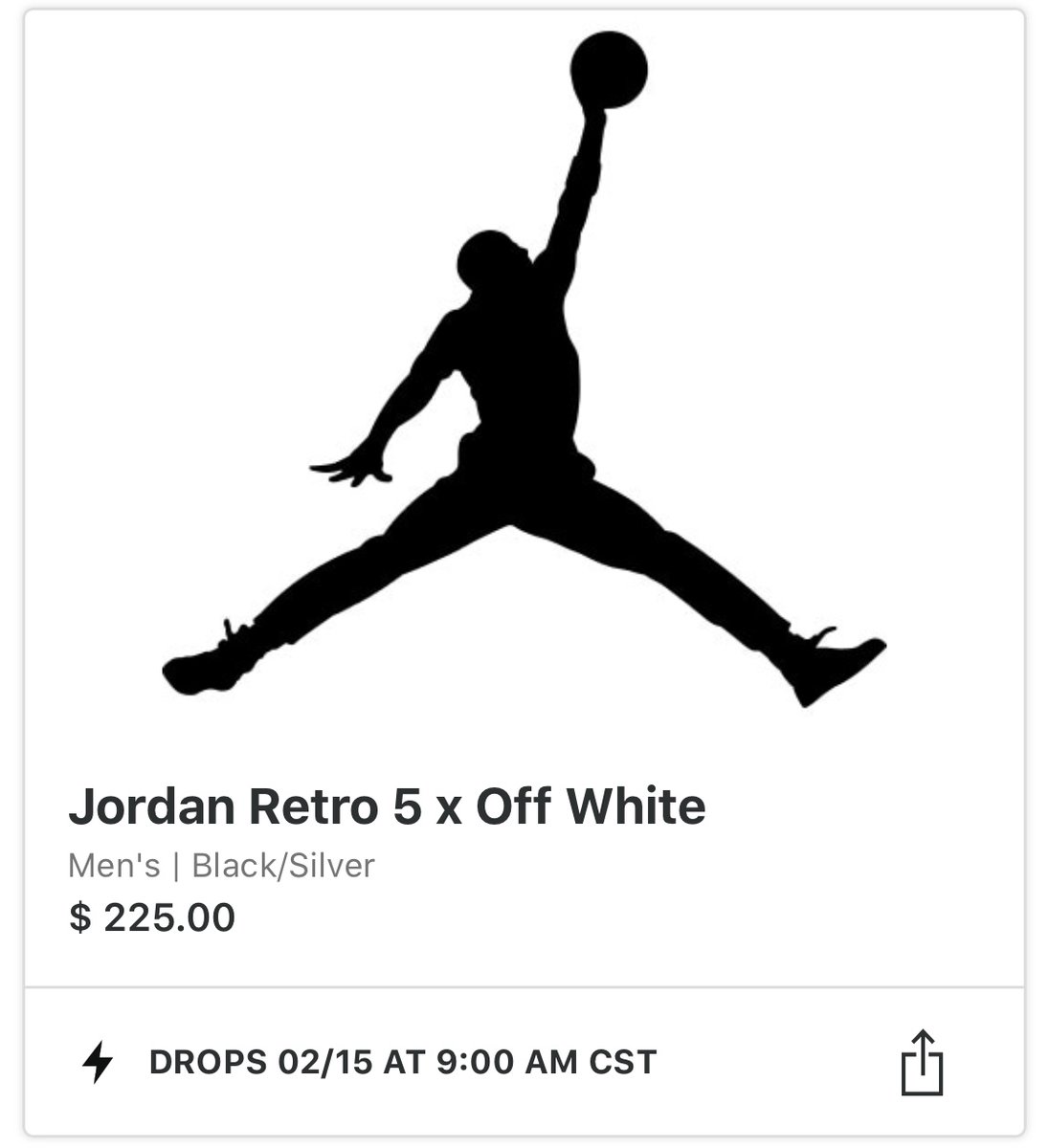 Jordan 5 Retro in Foot Locker app 