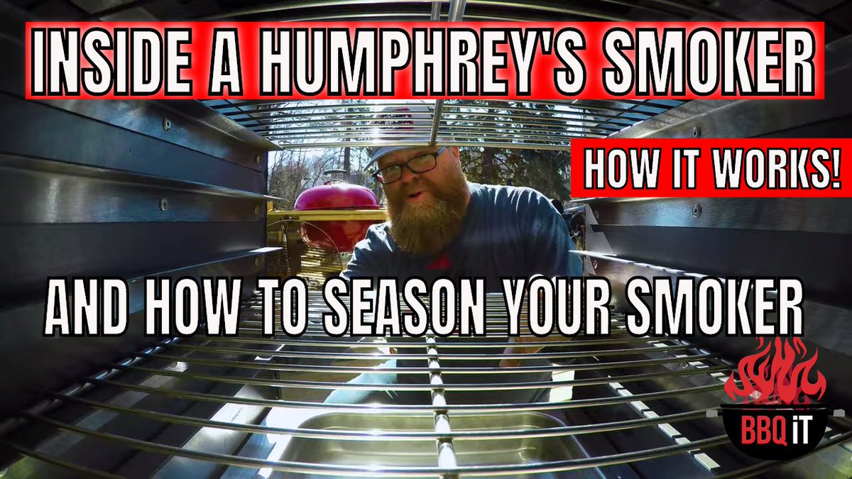 BBQiTSHOW's tweet photo. How do reverse smokers work?? HOW TO SEASON YOUR SMOKER! HUMPHREY'S BATTLE BOX!!
https://t.co/MDETihPp5e
#bbqit #humphreysbbq #hump101
Now that we got the Humphrey's Battle BoxSmoker home, it's time to season this baby! But first, let me give you a Hump 101 tour, and season it! https://t.co/sKn5cTqlvX