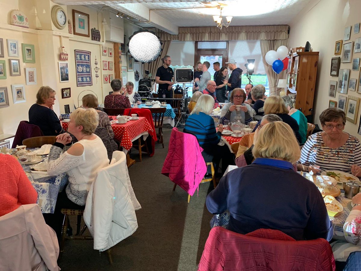 Well we never thought we would be serving afternoon tea to Amanda Holden &amp; The Britains got talent Crew. What an amazing opportunity it was! 🇬🇧🥰 <a href="/AmandaHolden/">Amanda Holden</a> <a href="/BGT/">BGT</a> 
#afternoontea #manchester #cake #BGT #traditonaltearoom #familybusiness