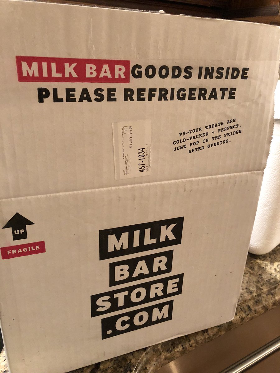 EricaCapello1's tweet photo. When your birthday falls on a Friday and you come home to this! @milkbarstore #cantgetanybetter https://t.co/Ixl3lHwSDZ