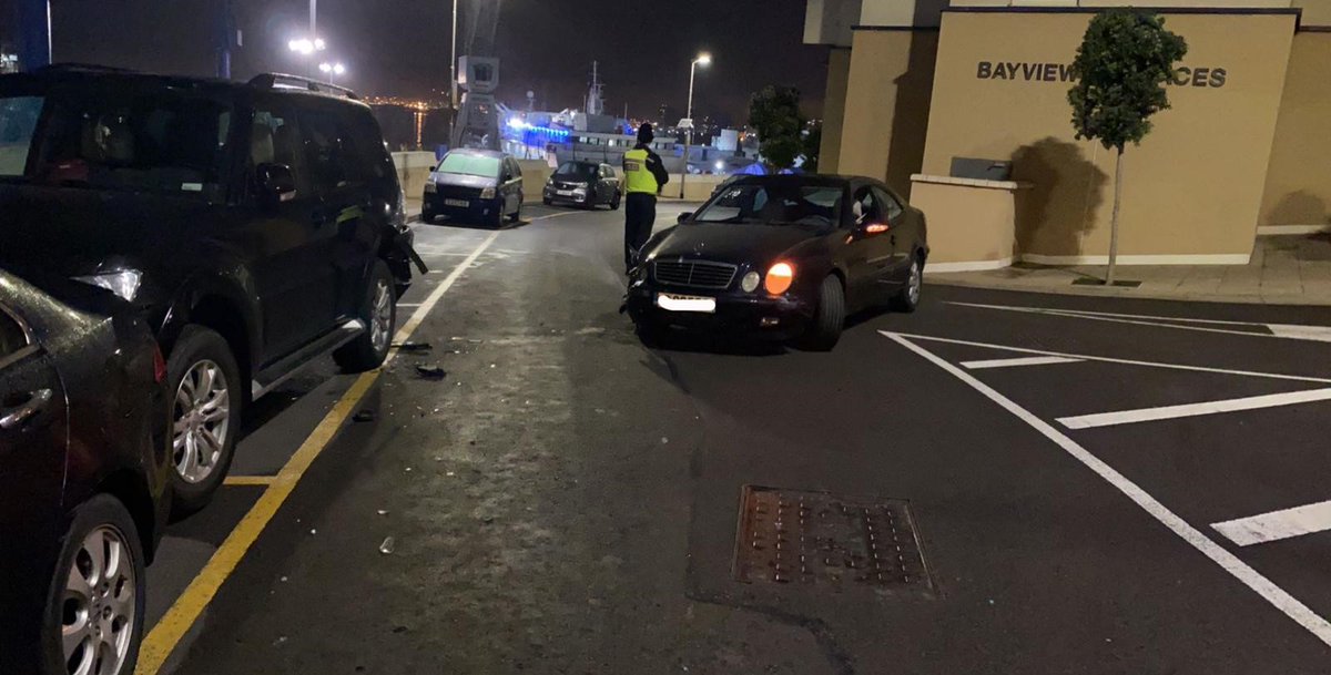 RGPolice's tweet photo. The driver of this vehicle has been arrested for driving whilst being 3 times over the drink drive limit.  He has joined three other males already in cells, for unrelated alcohol fuelled offences. Once sober all will be facing an appearance in Court. #zerotolerance https://t.co/BjOnaDFkEq