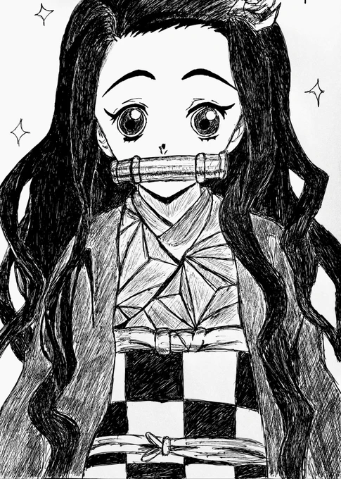 同僚に頼まれて
職場の10分休憩時間にて
コツコツと描いた
竈門禰豆子ちゃん(*'ー`*)

#ボールペン画
#模写
#鬼滅の刃
#竈門禰豆子 
