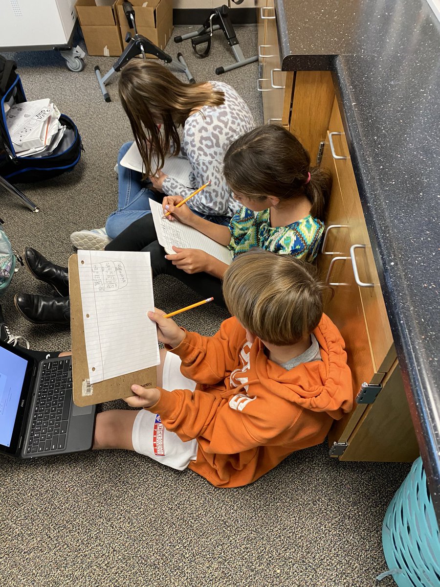 Newman_5th's tweet photo. Remember the square game from when you were a kid? We turned it into a way to review for our CBA! Who says math isn’t fun?? Thanks @MrsJameeRandall for the digital breakout! #TheGreatestParkside #1LISD https://t.co/KpPhBrdhsJ