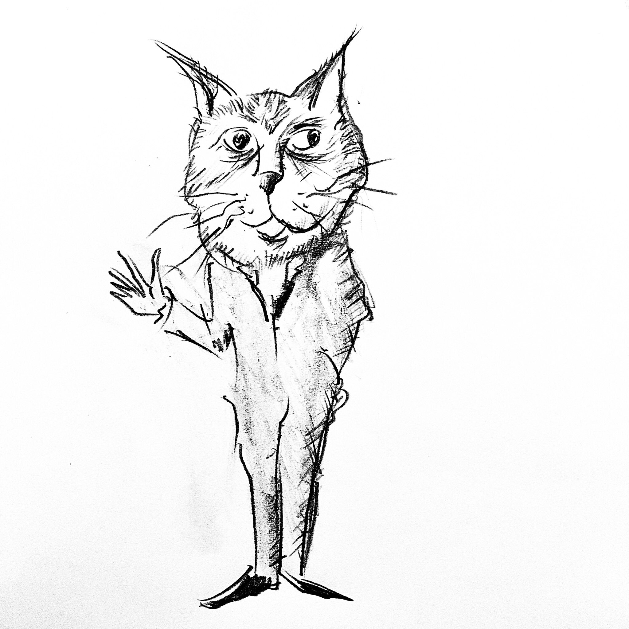 よしむし A Tuwita 猫人がなんか喋っている 猫イラスト 猫のイラスト ネコのイラスト シュールイラスト シュール T Co D3tdbvj59a Tuwita