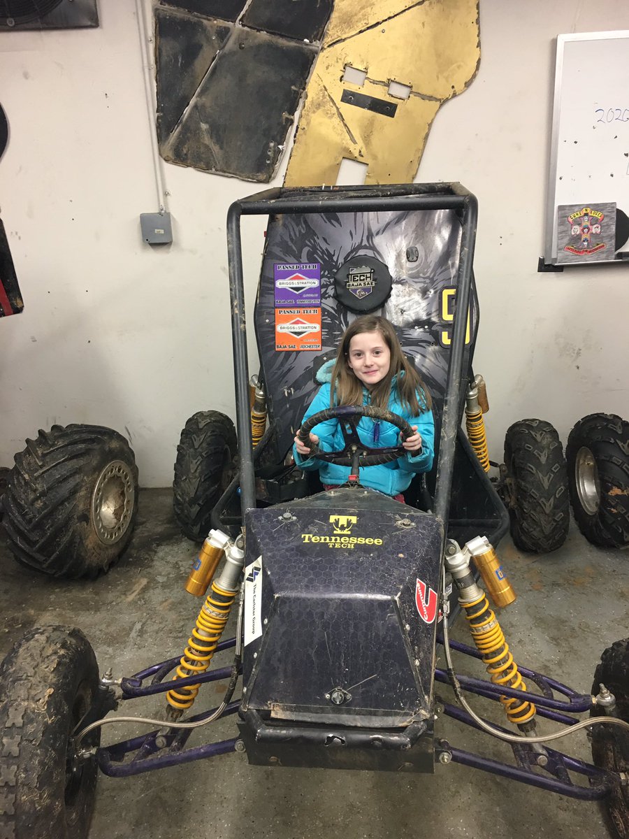 Jackson Lego League team checks out the Baja cars! <a href="/TNTech_CoE/">College of Engineering @tennesseetech</a> #engineeringkids