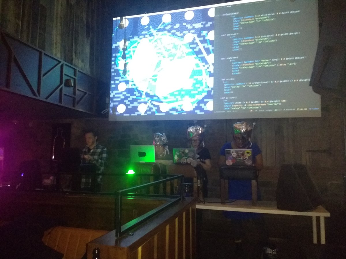Great algorave at #iclc2020