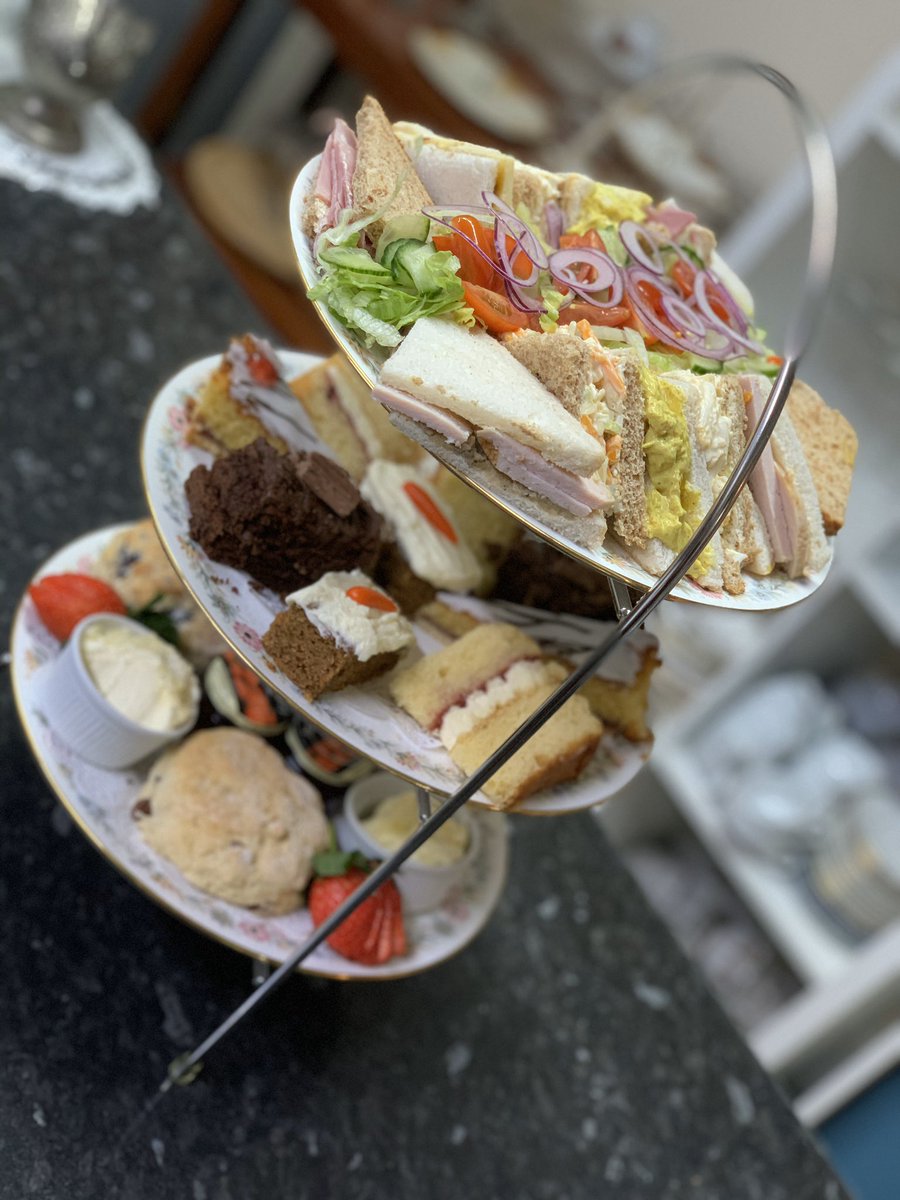 Afternoon Tea time! 🍰 

#creamtea #afternoontea #tearoom #traditonal #manchester #desserts #cake #homemade #scones
