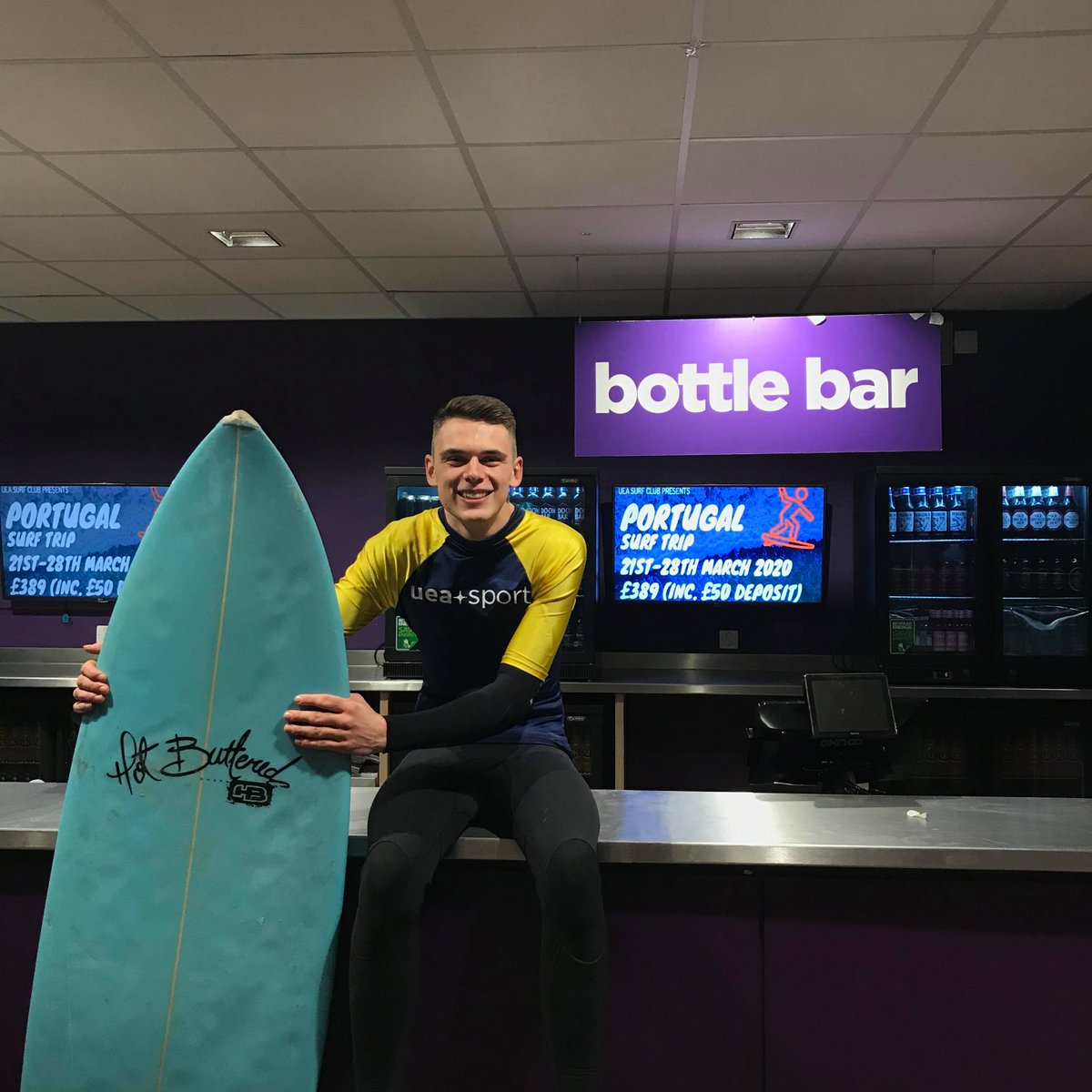 Today is the last day of the #LoveYourLeo campaign and what a week it's been!

Here's a few snaps of our committee showing that surfing is for everyone, no matter your body type!🏄🏼‍♀️

We'd also like to say a HUGE congrats to <a href="/UEABallet/">UEA Ballet</a> for the success of such a brilliant campaign💛