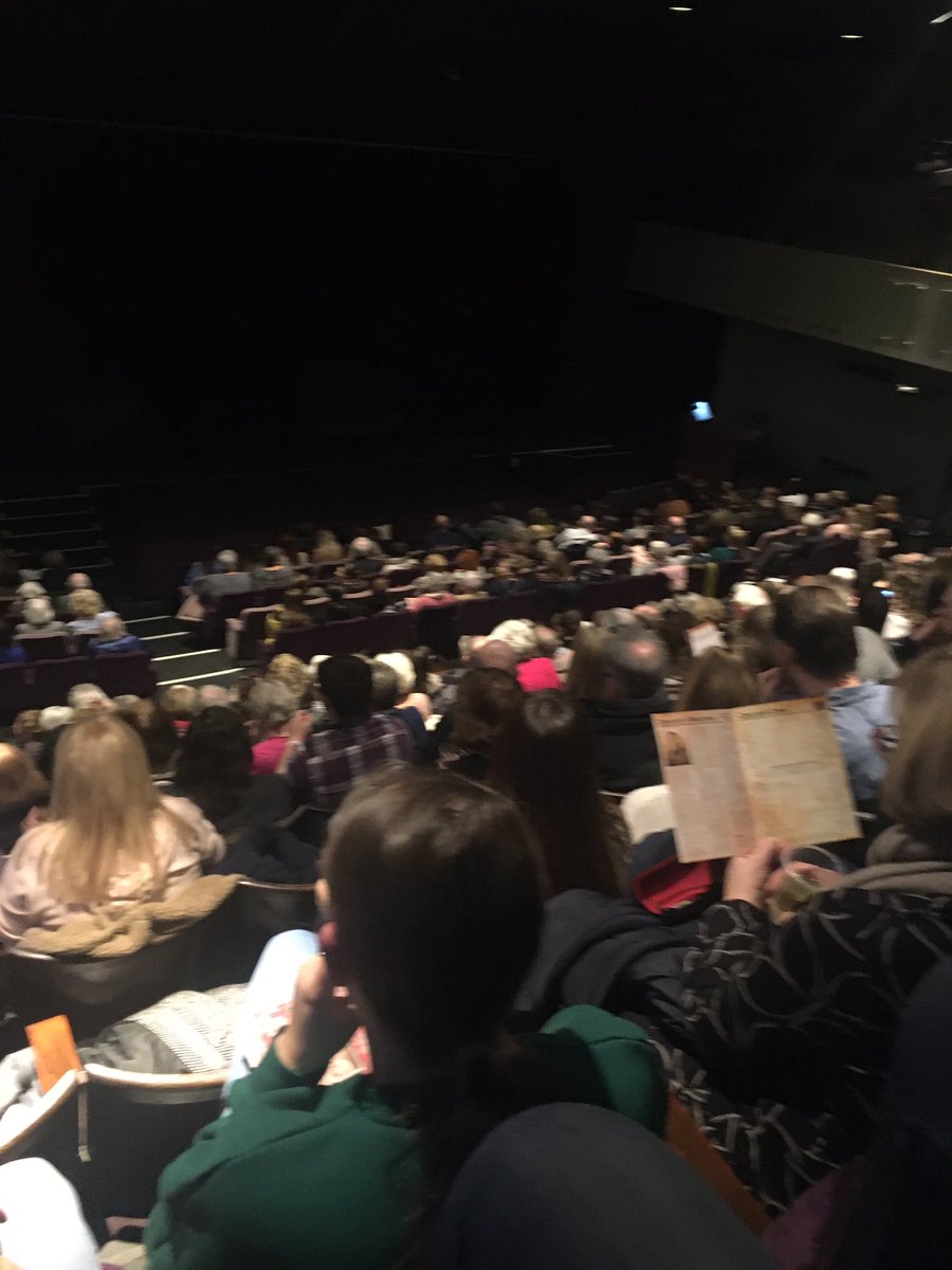Full house for Ann Frank at the Dolman Theatre, Newport. One last chance to catch it tomorrow at 2.30 matinee performance. dolmantheatre.co.uk