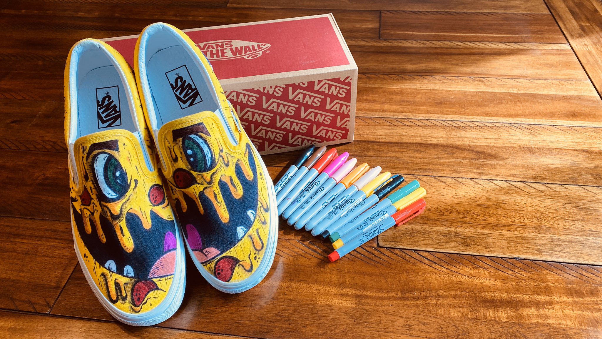Sharpie custom vans sale