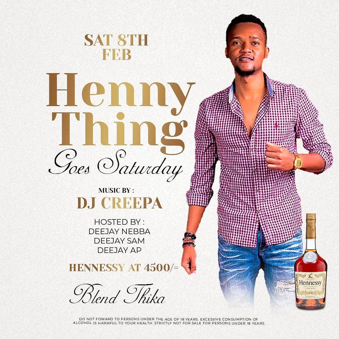 VdjjamG's tweet photo. What's good my #Thika crew 🤙🏾🤙🏾🤙🏾 You know you sorted when we pull up @blendthika 🔥🔥🔥🔥 Tonight the party don't stop 🤙🏾🤙🏾🤙🏾 My Dj CEO @DjCreepaGlobal Myself @VdjjamG
@erickosero #HennyThingGoesSaturday  #LegendaryNation #WEDOIT4U https://t.co/pUQrfxY7az