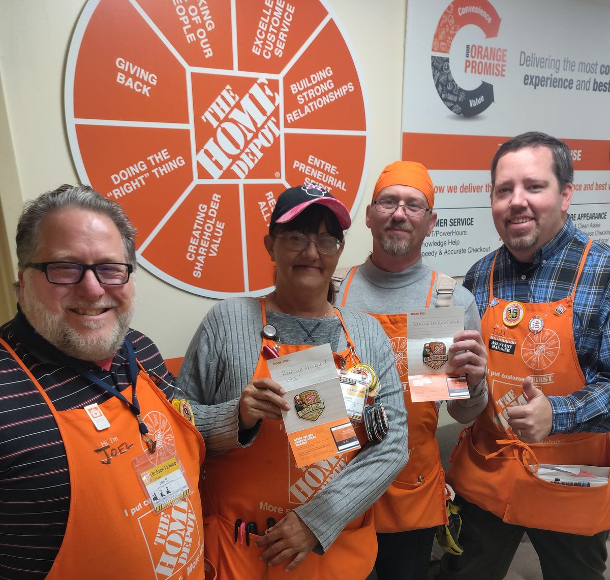 Congratulations Lisa on your Gold Milestone and Joe on your Bronze Milestone. Way to go you guys, keep up the hard work! <a href="/hcbellas/">hilda bellas</a> <a href="/MelissaG_THD/">Melissa Griffith</a> <a href="/todda113/">Todd Allen</a> @6549_Angel <a href="/czech_steve/">Steve Czech</a> <a href="/CarpenterTrina1/">Trina Carpenter 🐾</a> <a href="/Gladys_LS/">Gladys</a>