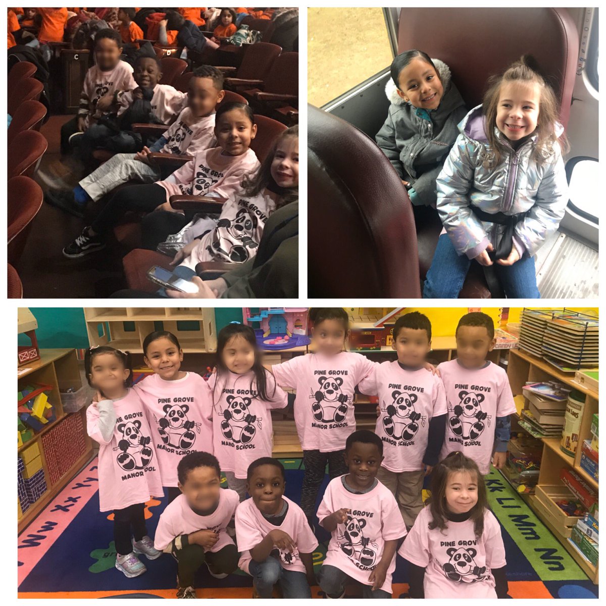 Pre-k class trip to the State Theater to see Rainbow Fish! Such a fun day 💗 @PGM_FTPSchools  <a href="/KDamore_FTPS/">Kathy Damore</a>