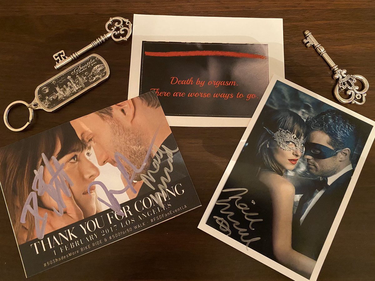 I have a few little goodies to give away. Follow and RT for a chance to win. Open WW, closes Sunday 2/9 #FiftyShadesMemories