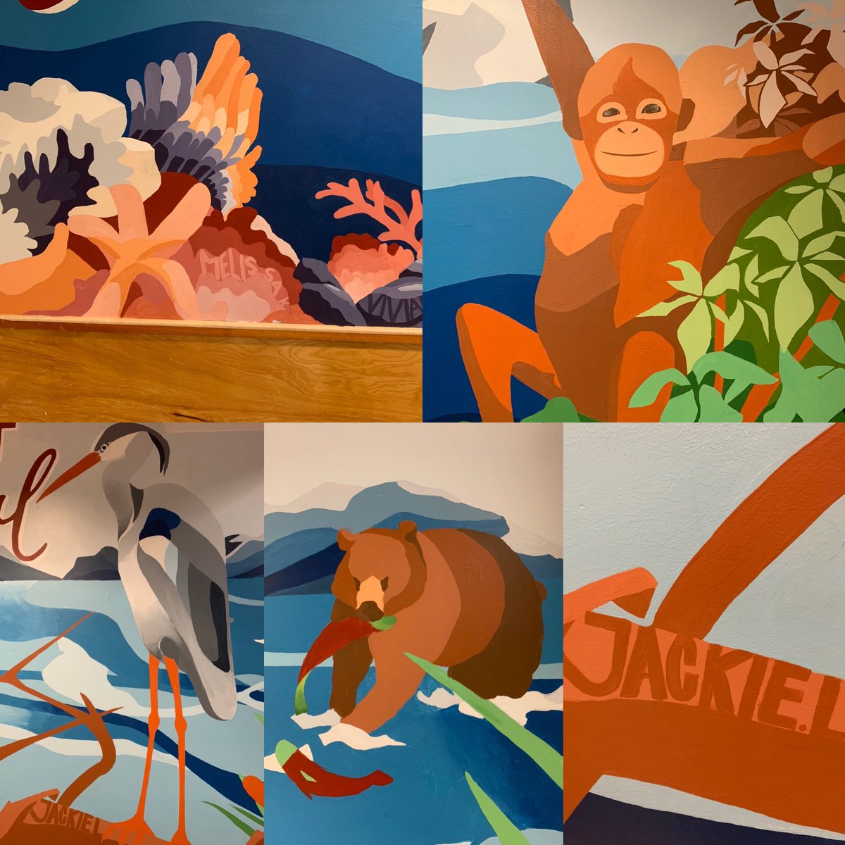 Our mural is complete! Special thanks to our head artist, Jackie Lai, and her team for their dedication and skill! #thinkglobalactlocal