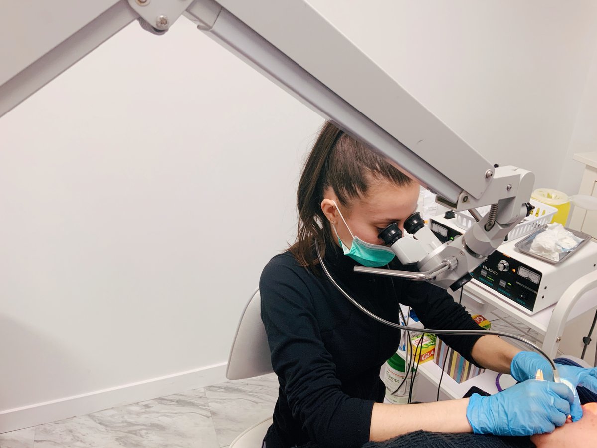 Our fantastic practitioner Daniella - working away. She is a dedicated, compassionate and caring individual; you would love every treatment session with her.