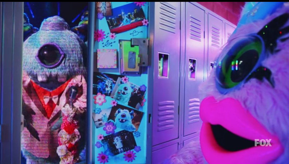 MonsterMaskFan's tweet image. Okay who gave The Masked Singer access to film my locker