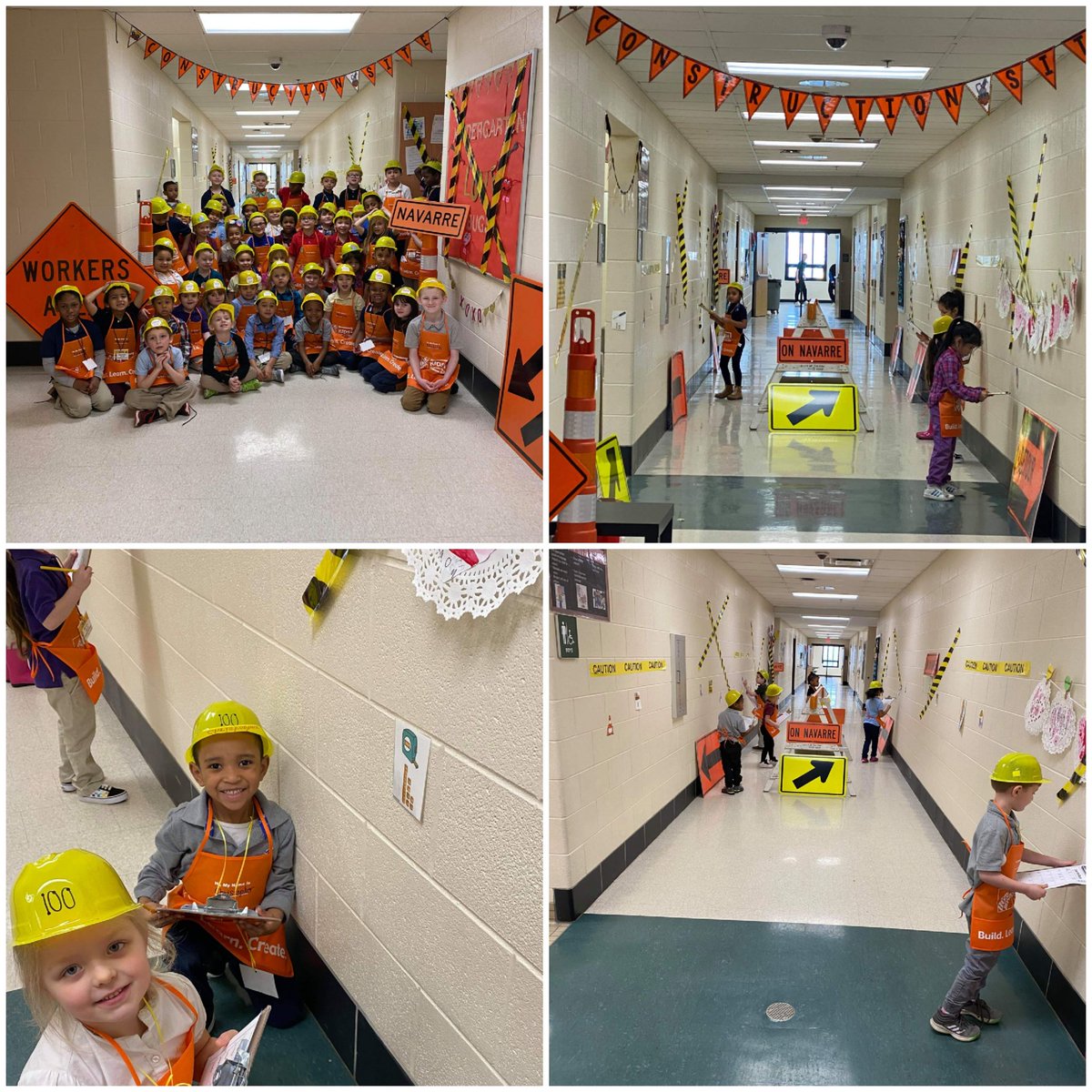 Supporting our local TPS kindergarten class at Navarre Elementary with Kids Workshop aprons for their construction themed 100 days of school celebration. @AsalazarHD3848 <a href="/SeanMatson_THD/">Sean Matson</a> <a href="/holli_depot3848/">Holli Reynolds</a> <a href="/DorthanalL/">Dorthanal Leonard</a> <a href="/cgerdemann/">Christa Gerdemann</a>