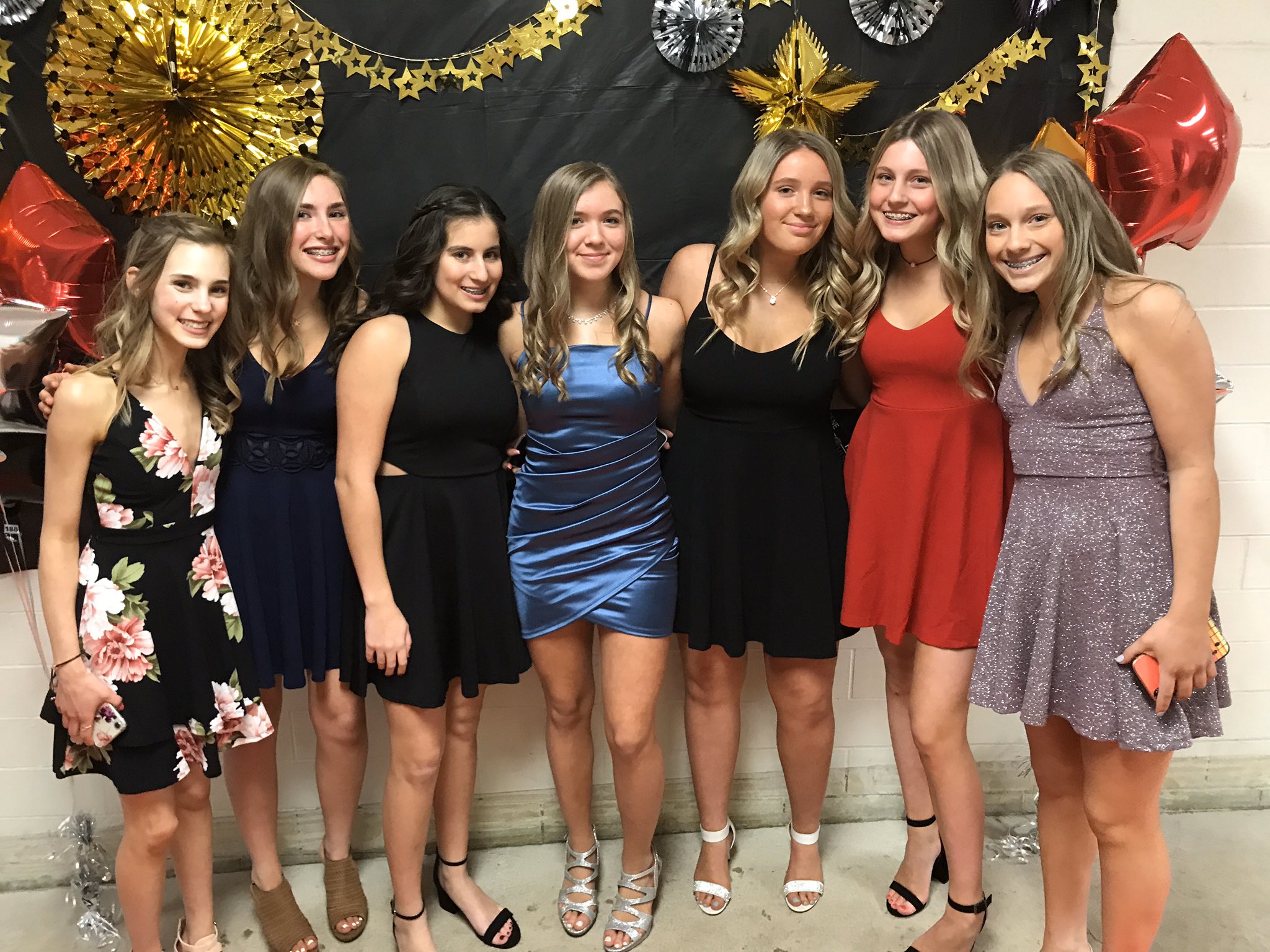 BMSSharosky X Viz 8th grade formal underway. Thanks to Scott Wenmoth EdwardsPhysEd for serving as our DJ. It s an 8th grade dance as the girls stand around waiting for a boy