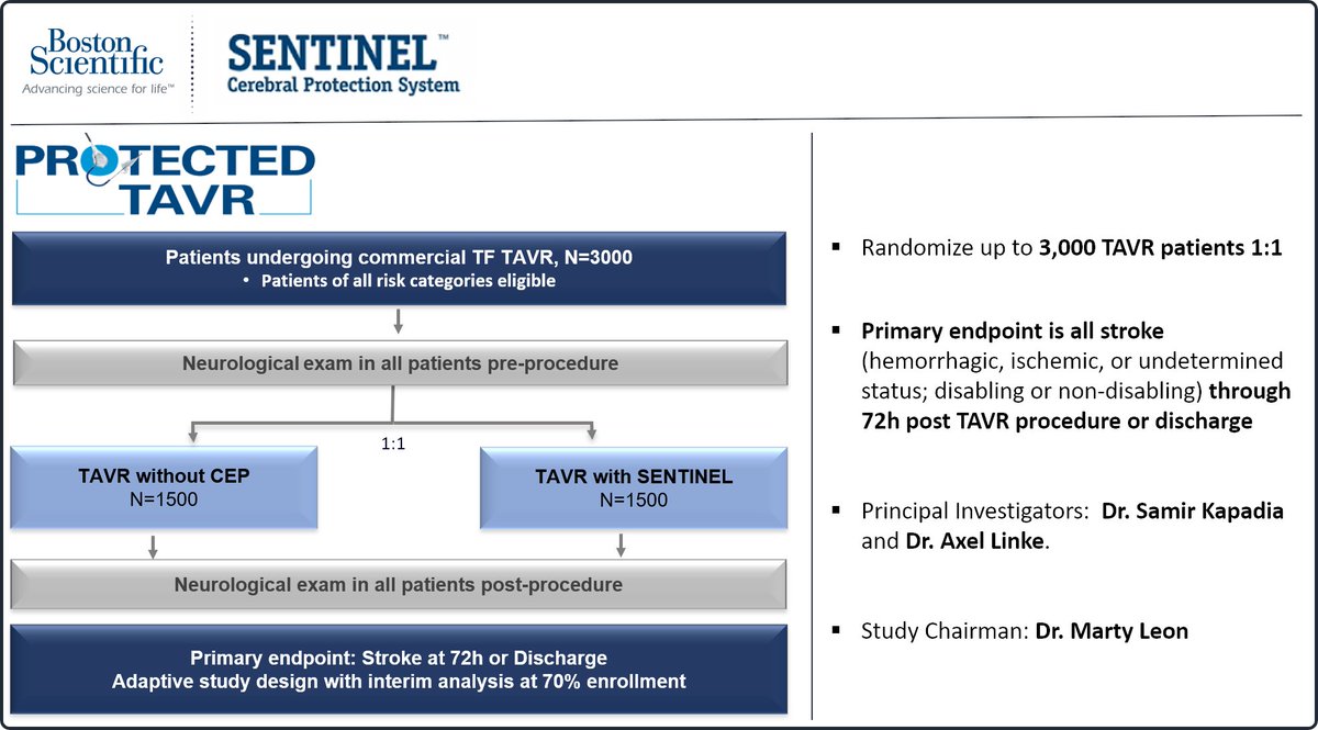 We are excited to announce we have initiated enrollment in PROTECTED TAVR, a randomized controlled trial evaluating the use of the SENTINEL™ Cerebral Protection System to reduce the risk of #stroke in patients with aortic stenosis during #TAVR procedures. #ProtectedTAVR