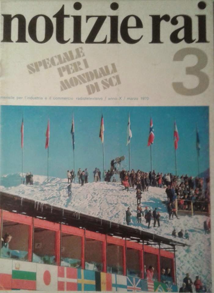 #AccaddeOggi Il #7febbraio 1970 in Val Gardena iniziavano i Mondiali di sci, prodotti a colori dalla #Rai per la mondovisione. Un grande lavoro dei tecnici Rai che non si potè apprezzare in Italia, obbligata alla Tv in b/n. Tutti i particolari su pinofrisoli.blogspot.com/2020/02/il-7-f…