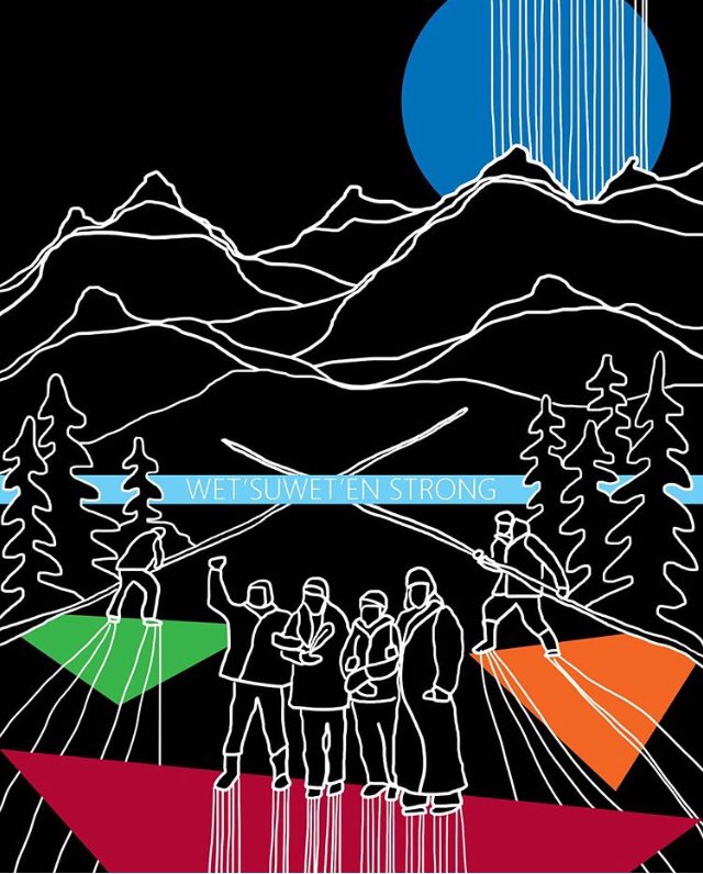 Wet’suwet’en Strong, by GHC contributor, <a href="/_littlesalmon_/">lianne charlie</a> #Wetsuweten