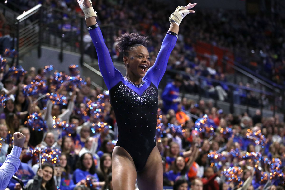 No 2 Florida Gymnastics Finishes First While Hosting Tri Meet Espn