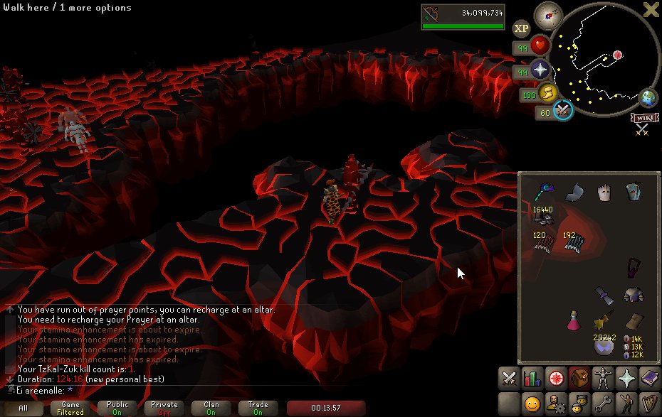 Mageziii's tweet photo. Dhcb cape on iron, took around 40 attempts total, 4th zuk :) #oohopvm https://t.co/l9tOP3aqIG