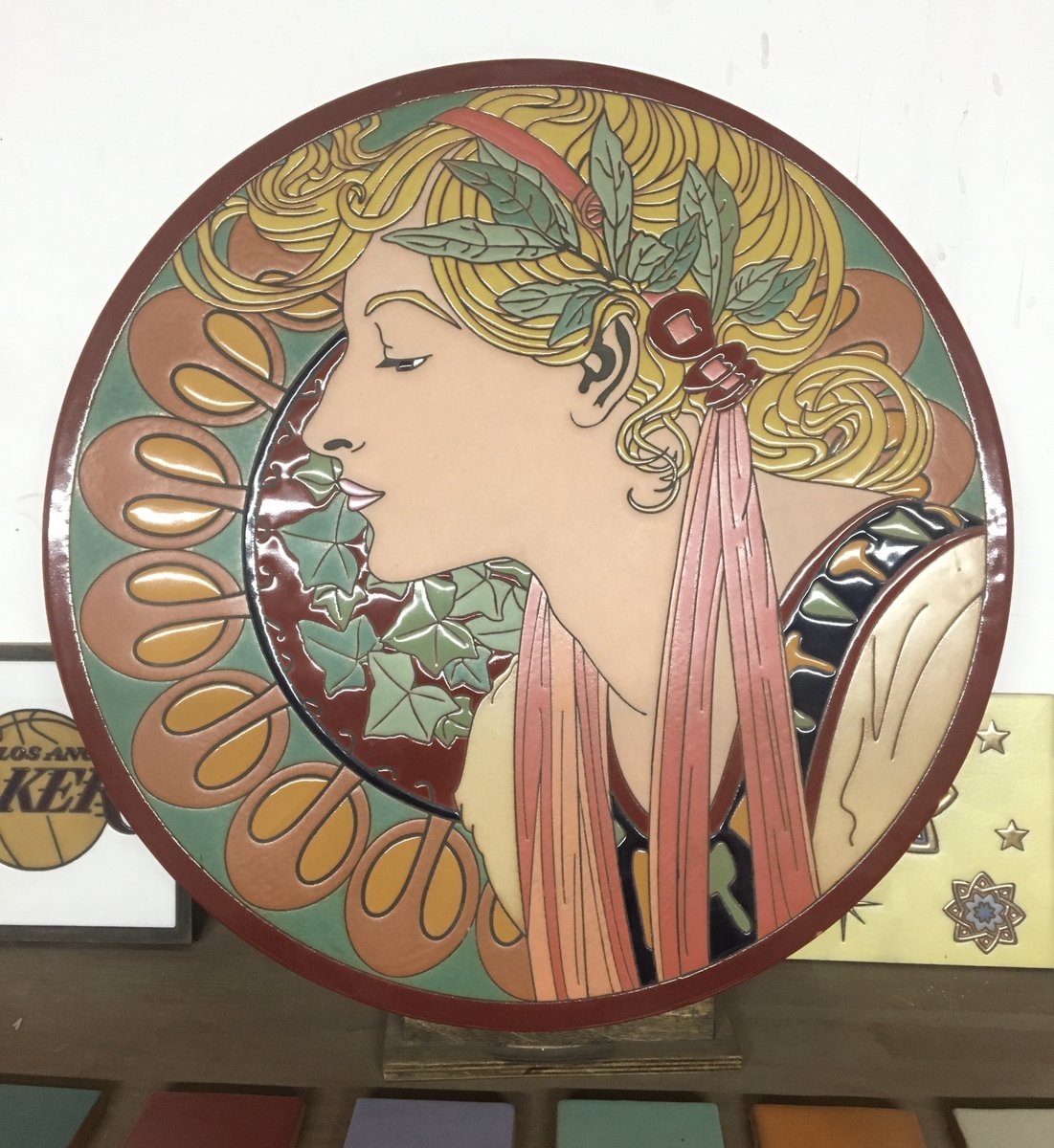 CALPOT1's tweet photo. Calpot makes any shape and design to your liking. Here is a radius 18x18 ceramic tile with a art nouveau design. If you would like more info call us at (323) 235-4151.
#custom #tile #ceramic #art #design #calpot1 #beautiful #artnouveau #nature #radius #losangeles #glaze #acrylic https://t.co/FugLj3gw4T