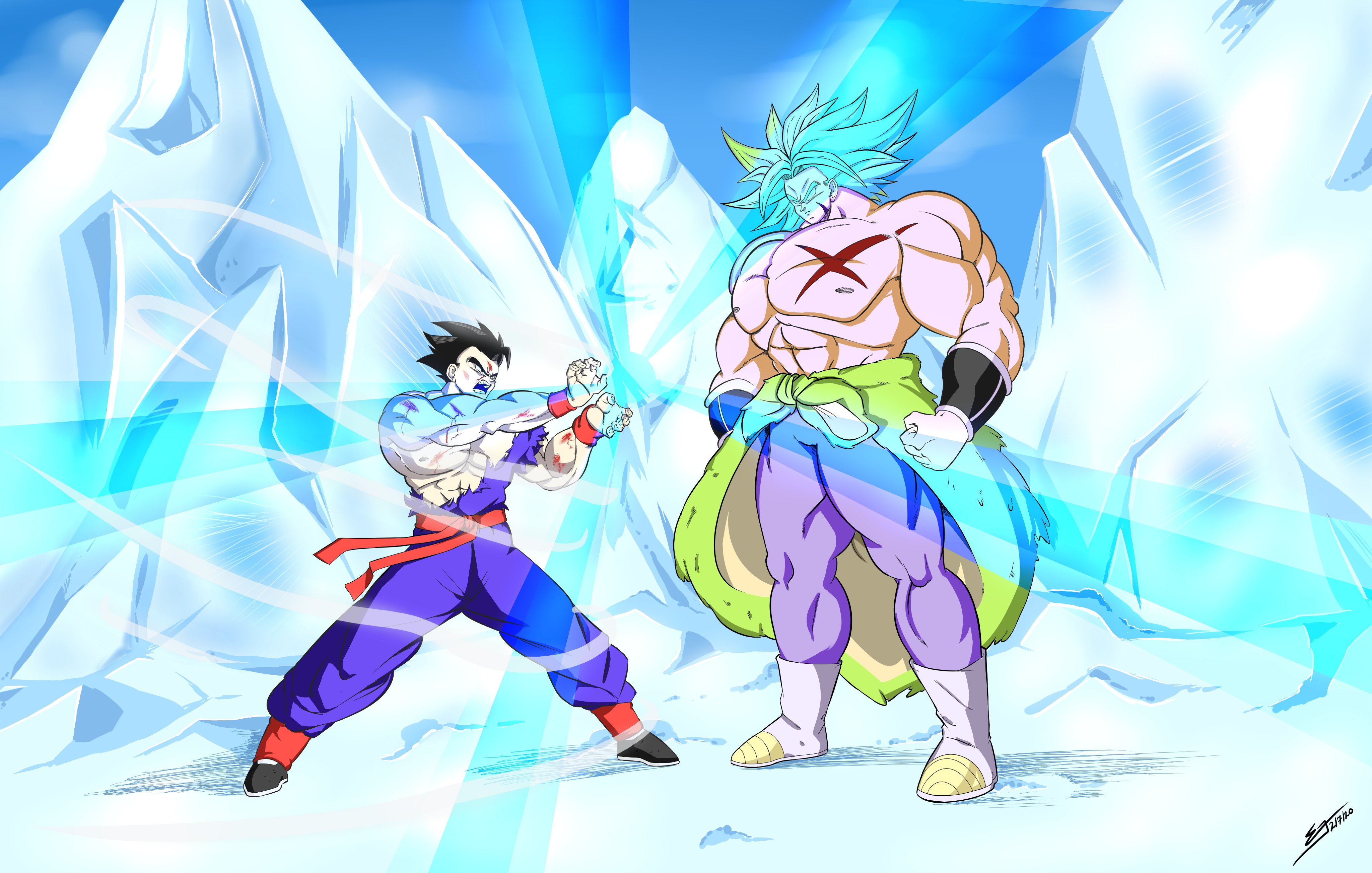 Bakarott on X: BLUE GOKU #Dragonball #Goku #kamehameha   / X