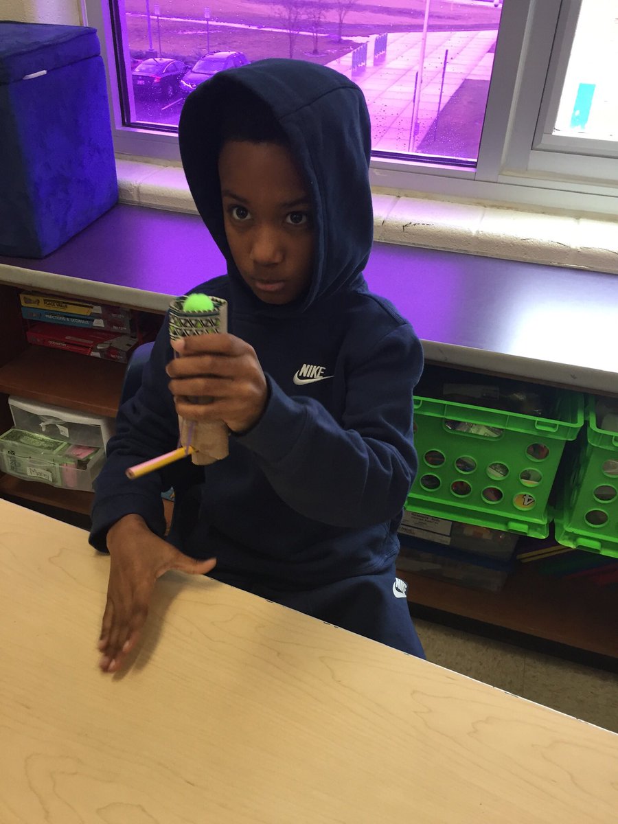 MrsReider1's tweet photo. Ss studied kinetic and potential energy today by building and using cotton ball shooters @LyonsMill #science #energy @BCPSSci #STEM https://t.co/7teRfgONb8