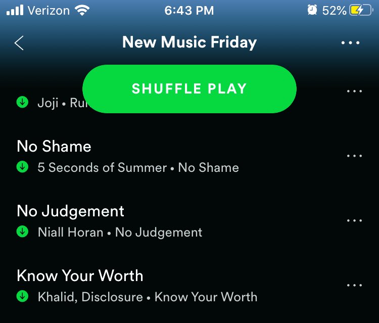 Did I miss the memo on a theme for this week’s NMF playlist... <a href="/Spotify/">Spotify</a>