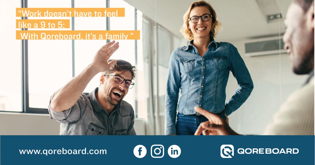 Most people spend their whole work week trying to get though to the weekend as fast as possible. With Qoreboard, work becomes more than a place where you clock in and out. It becomes a place where you can grow, build relationships and see positive change.