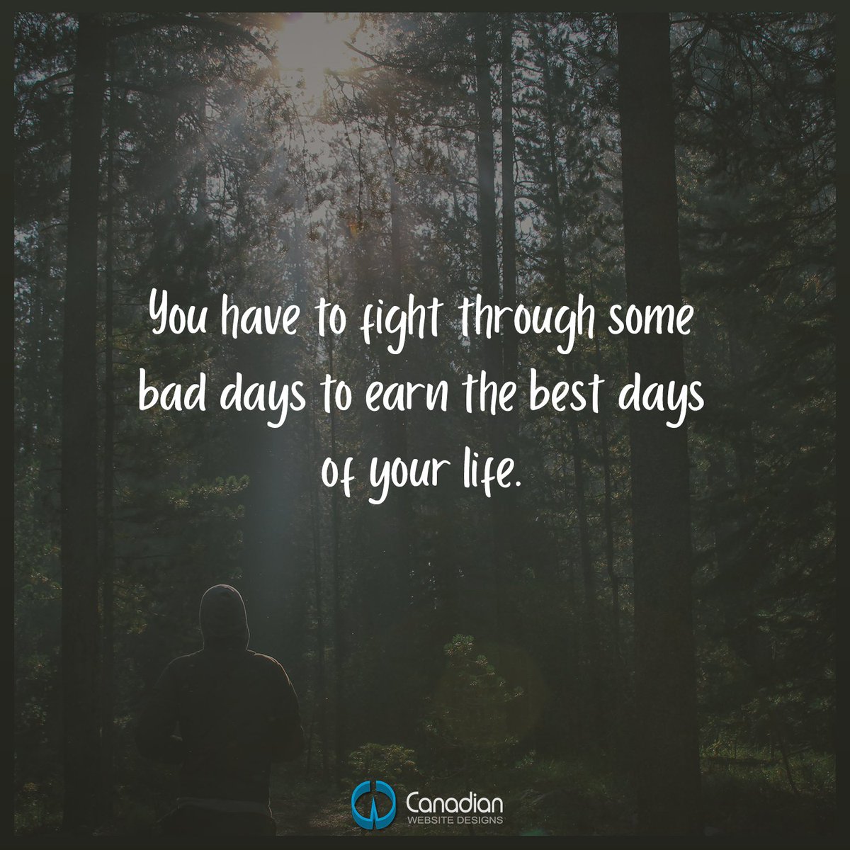 canadian_design's tweet image. It's just a bad day, not a bad life. 🌞
Have a great weekend!
#CanadianWebDesigns #CWDQuotes