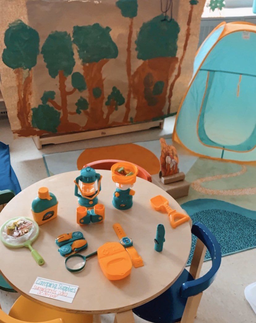 MrsMcNeal_prek's tweet image. Camping out 🏕 So much fun! We discussed what is needed to go camping and the types of lights that we might see at a camping site. #weallLEARN @30Q398 @nycdistrict30 #lightunit