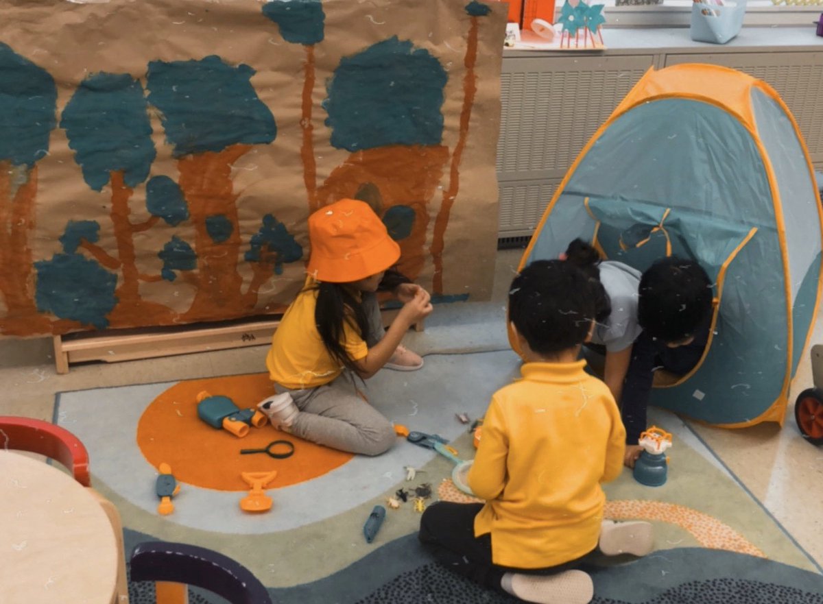 MrsMcNeal_prek's tweet image. Camping out 🏕 So much fun! We discussed what is needed to go camping and the types of lights that we might see at a camping site. #weallLEARN @30Q398 @nycdistrict30 #lightunit