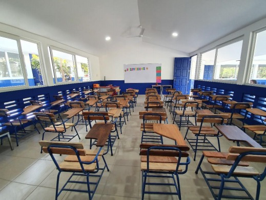 el19digital's tweet image. #AdelantePuebloPresidente 

En imágenes:  El Centro Educativo Rubén Darío, ubicado en la Comarca La Hoyada del Distrito 1 de Managua, goza ya de nuevas instalaciones gracias a la gestión del Gobierno Sandinista.
