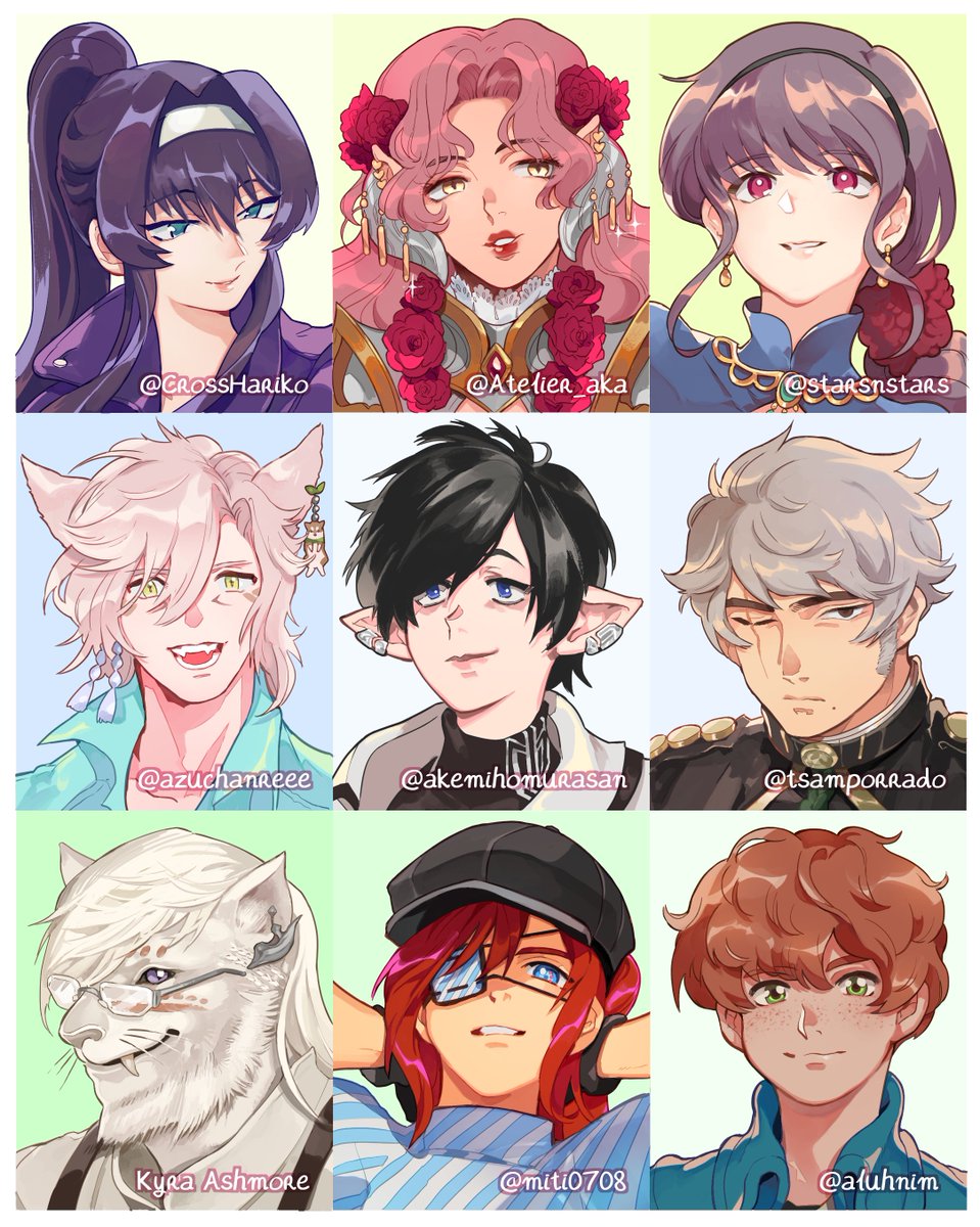 Headshot commission batch 2 completed! 