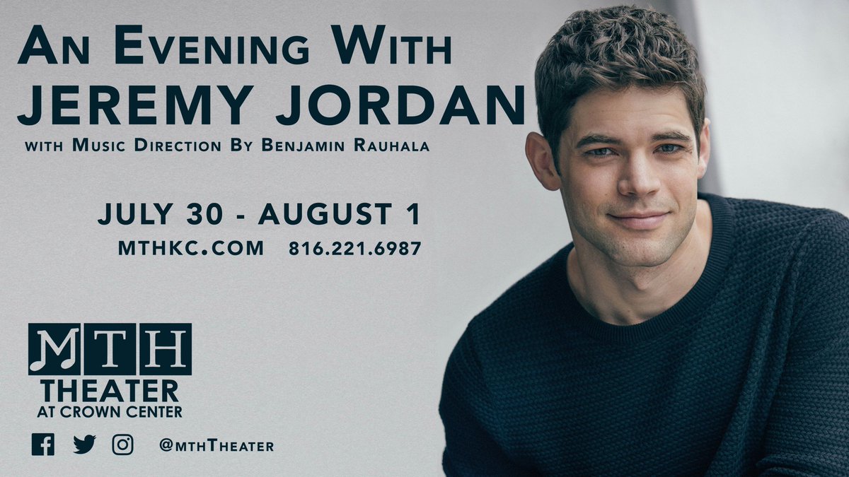 JeremyMJordan's tweet photo. Hey friends in KC, I know many of you have been contacted directly by the venue, but due to my Little Shop schedule, I have to reschedule my shows originally planned in March. Contact the venue for any questions. I'm so sorry for any inconvenience and hope to see you there! https://t.co/BH3FksNlAg