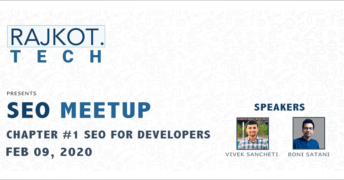 BoniSatani's tweet photo. Join me tomorrow along with Vivek Sancheti @eVivz for a Session on "SEO for Developers" organized by @rajkottech

Venue: RK University Campus, Rajkot
Time: 9:30 AM - 12:30 PM
Register here - https://t.co/NxC8KdtJyc https://t.co/7KBQSyWWAd
