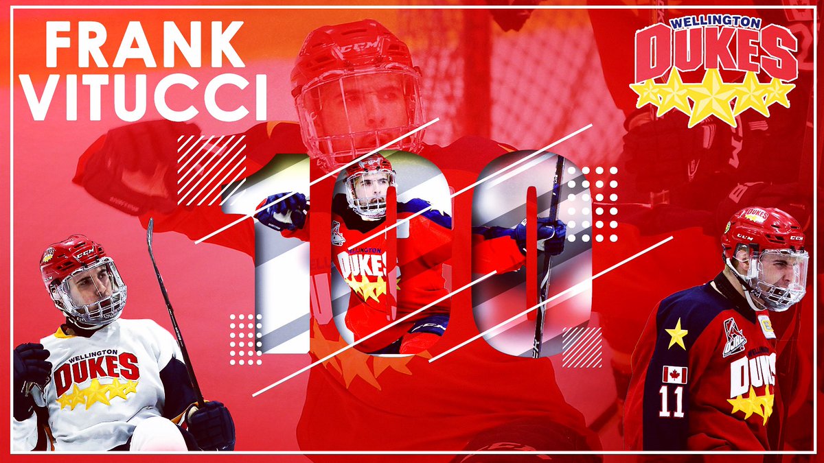 Congratulations to <a href="/frankievitucci/">Frankie Vitucci</a> on his 100th career regular season <a href="/ojhlofficial/">OJHL</a> point 
(📷 Tim Bates/Ed McPherson)