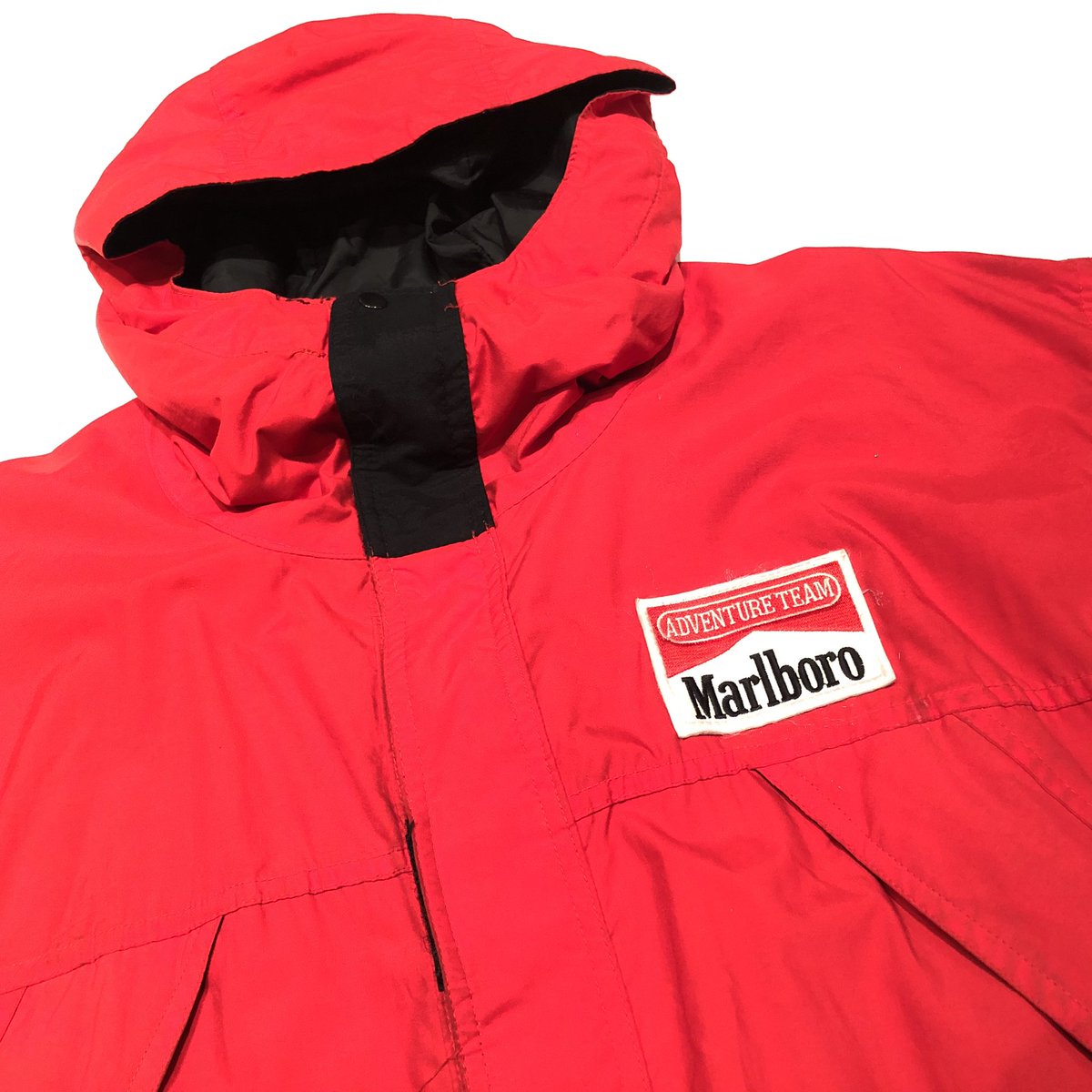 Taramake Marlboro Adventure Team Hooded Nylon Jacket 赤マル Taramake Used Vintage 古着屋 T Co V6jri5dqla Twitter